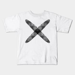 Abstract dash X cross stitch Kids T-Shirt